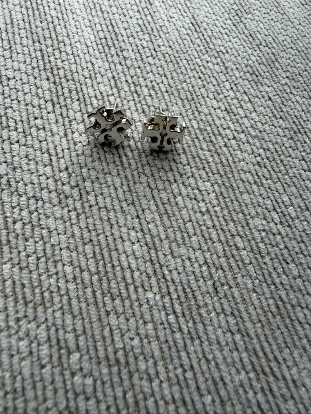 Tort Burch Silver stud earrings